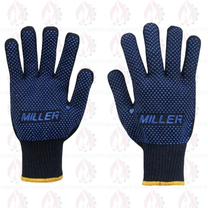دستکش خالدار ایمنی دو رو مدل MILLER