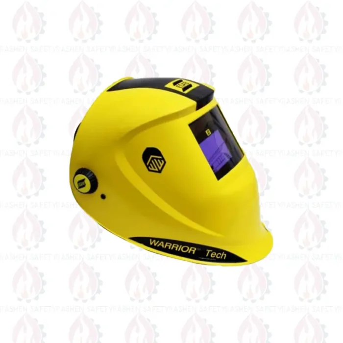 کلاه ماسک اتوماتیک Esab مدل Warrior Tech رنگ زرد